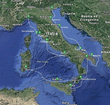 Periplo d’Italia da Genova a Venezia